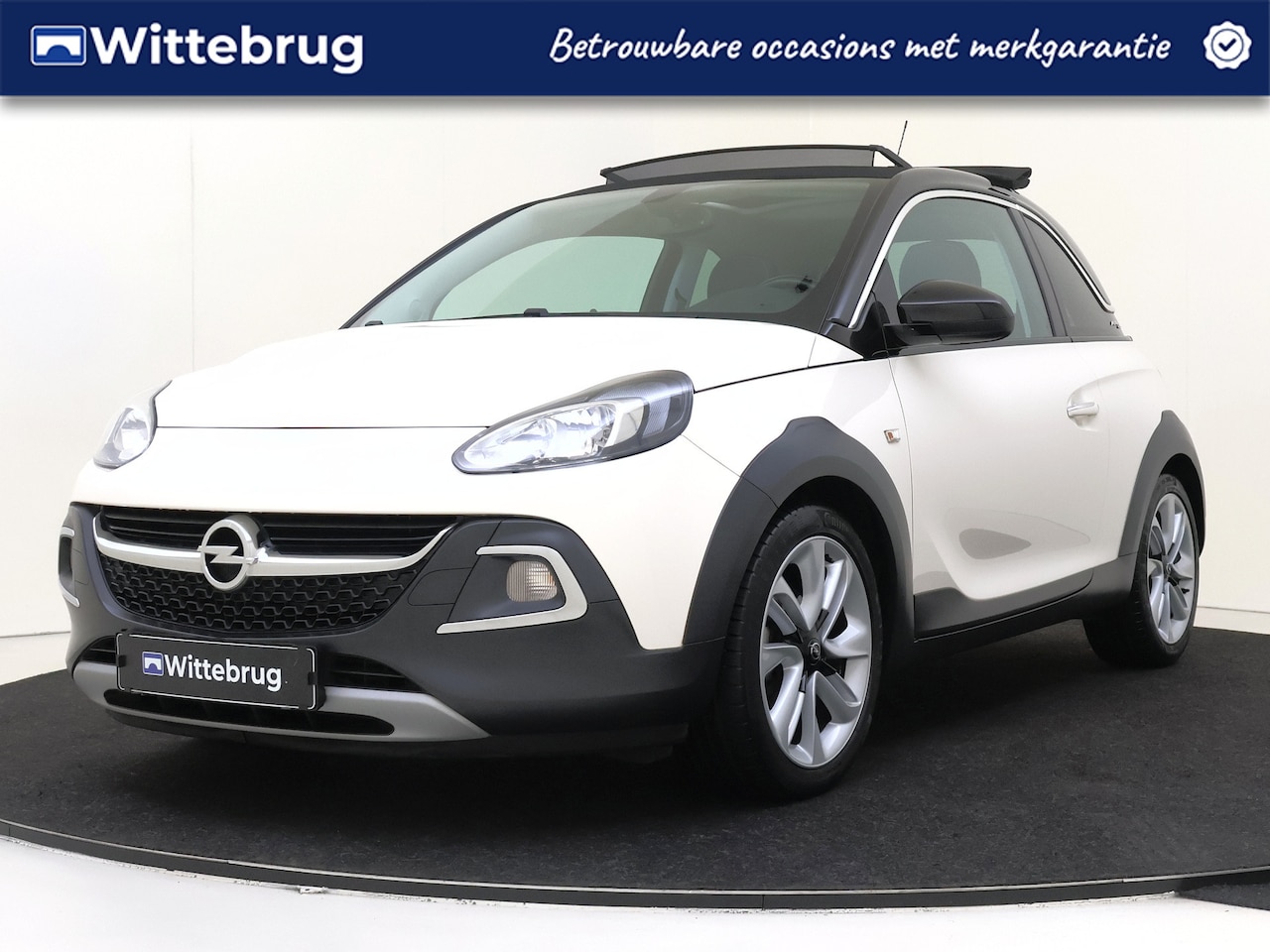 Opel ADAM - 1.0 Turbo 90PK Rocks BlitZ Stuur en Stoel verwarming | schuifdak | Navigatie | Apple Carpl - AutoWereld.nl