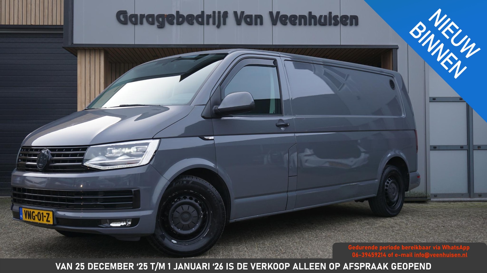 Volkswagen Transporter - 2.0 TDI 150pk DSG L2H1 3-Zits LED Airco Cruise Control Trekhaak  Facelift Bus *Only Export - AutoWereld.nl
