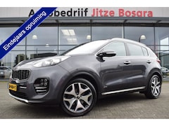 Kia Sportage - 1.6 T-GDI 4WD Automaat GT-Line Panoramadak | Zwart leder | Camera | Full Map Navi | Trekha