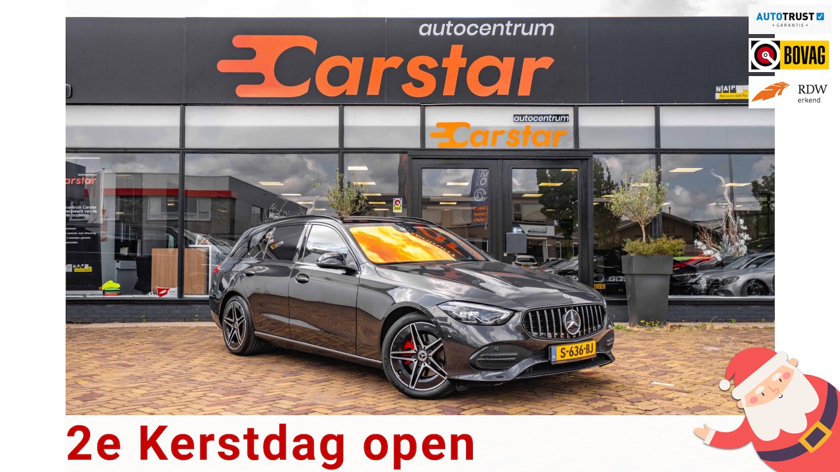 Mercedes-Benz C-klasse Estate - 220 d AMG Line|Pano|Camera|Trekhaak - AutoWereld.nl