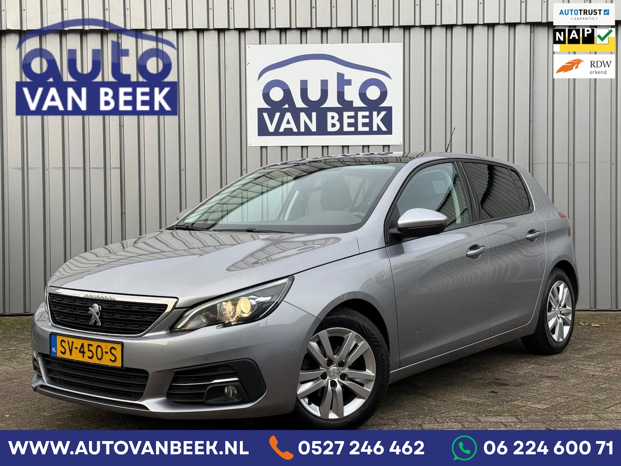 Peugeot 308 - 1.2 PureTech 110pk Executive|Trekhaak|Pano|Climate - AutoWereld.nl