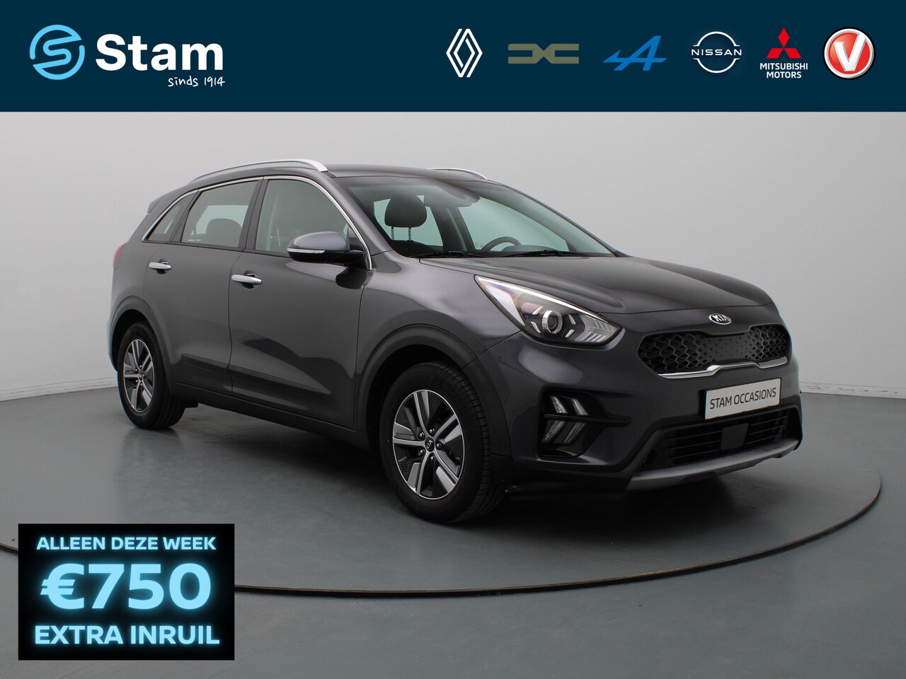 Kia Niro - 140pk GDi Hybrid DynamicLine Camera | Adapt. Cruise | Navi | Parkeersens. achter - AutoWereld.nl