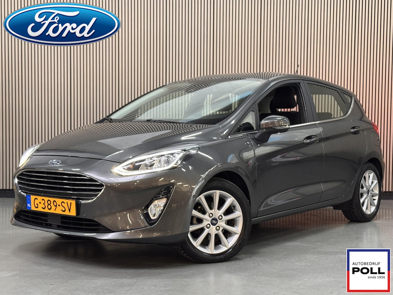 Ford Fiesta - 100pk Titanium Navi Camera B&O Adap Cruise Voorruitverwarming Parking pack Dealeronderhoud - AutoWereld.nl