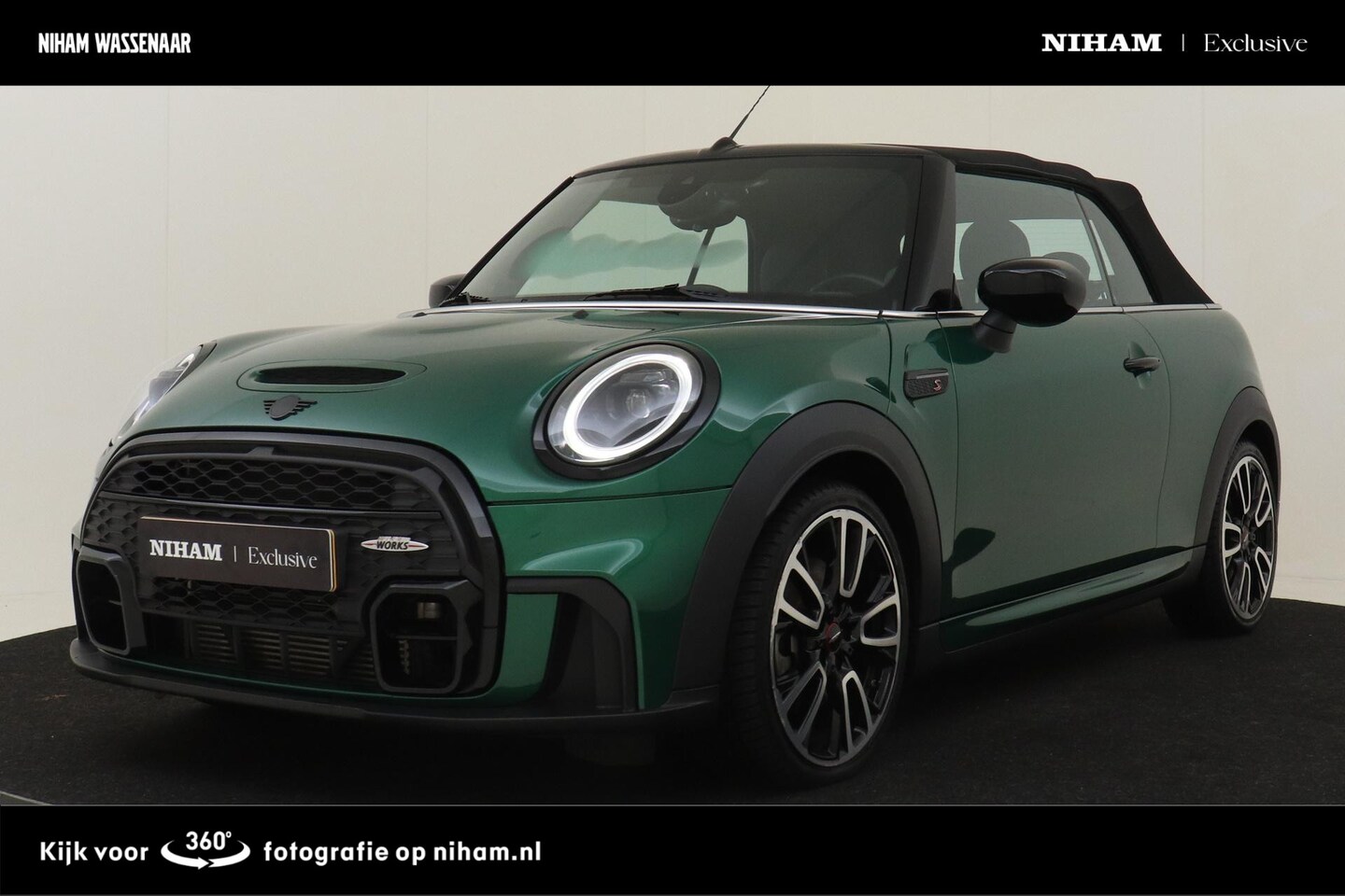 MINI Cabrio - 2.0 COOPER S JOHN COOPER WORKS -HARMAN/KARDON|CRUISE|CAMERA|LED|DYN.DAMP.|VERW.VOORRUIT - AutoWereld.nl