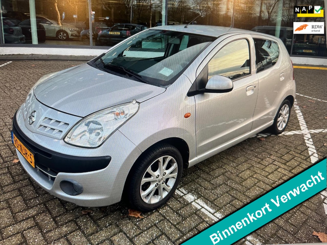 Nissan Pixo - 1.0 Acenta LM-velgen Airco 2 sleutel zuinig radio-cd dealer-onderhouden weinig kilometers - AutoWereld.nl