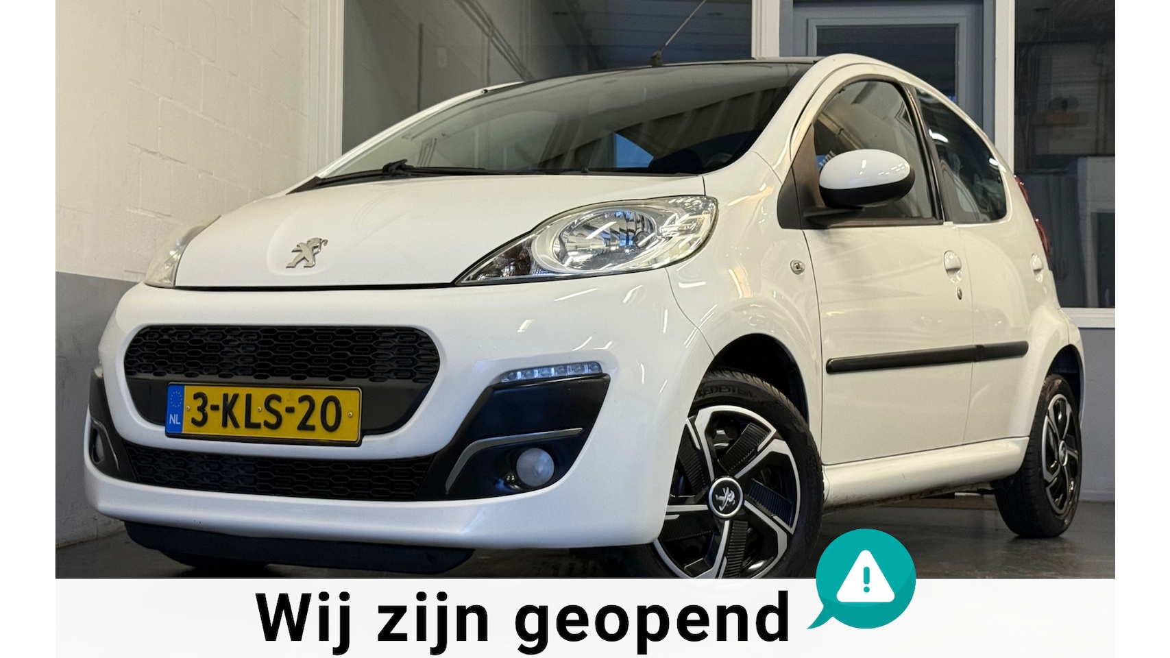 Peugeot 107 - 1.0 Active|NAP|APK05-26|Facelift|Airco|5Deurs|CentrDVG|Led| - AutoWereld.nl