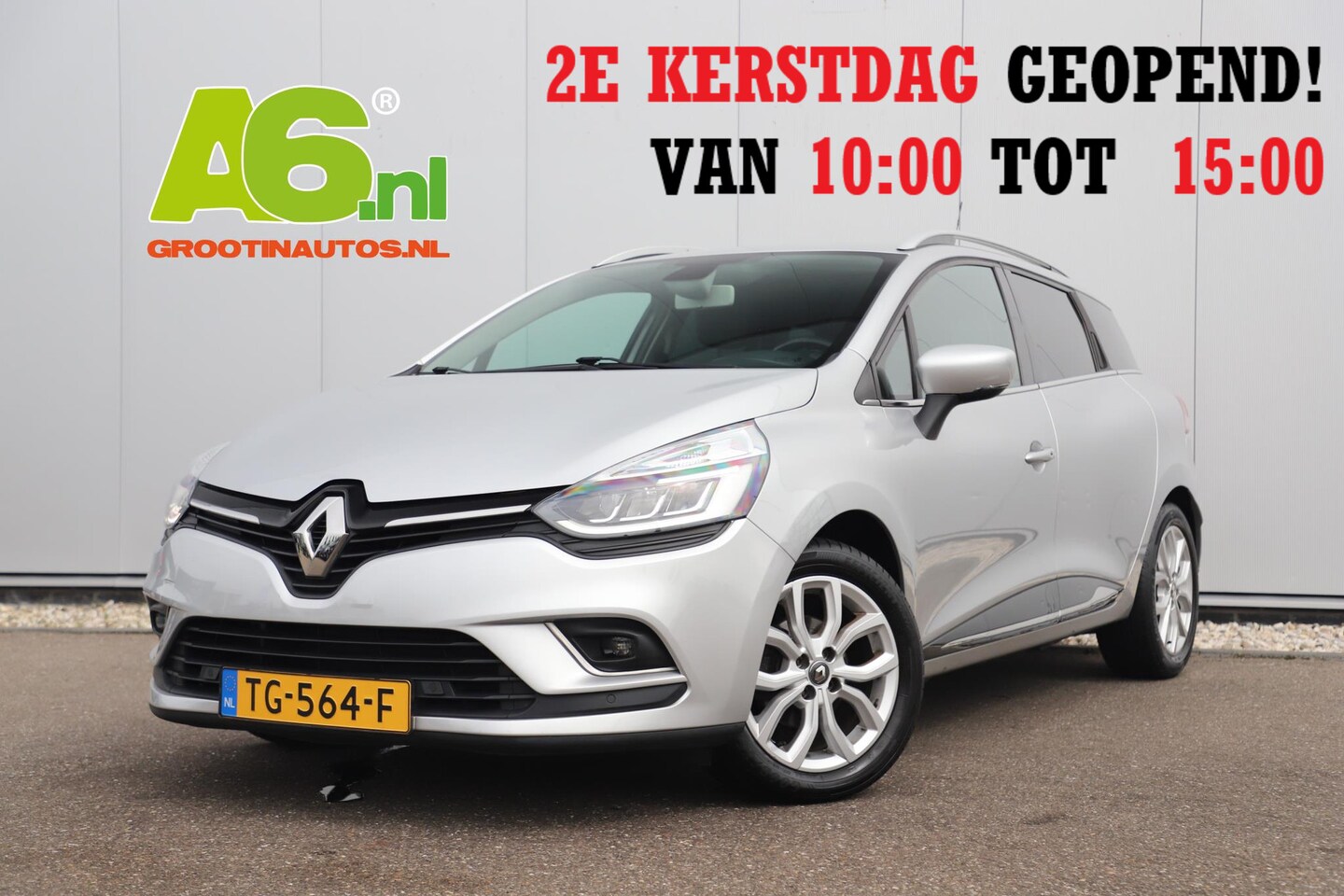 Renault Clio Estate - 0.9 TCe Intens Trekhaak Keyless Navigatie Clima Cruise Achteruitrijcamera PDC Bluetooth Fu - AutoWereld.nl