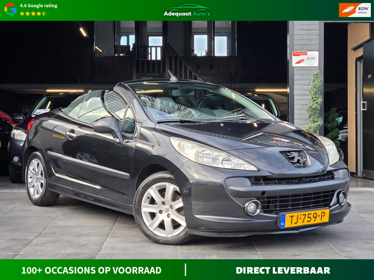 Peugeot 207 CC - 1.6 VTi|Carplay|Airco|El.Ramen|Leder|APK - AutoWereld.nl