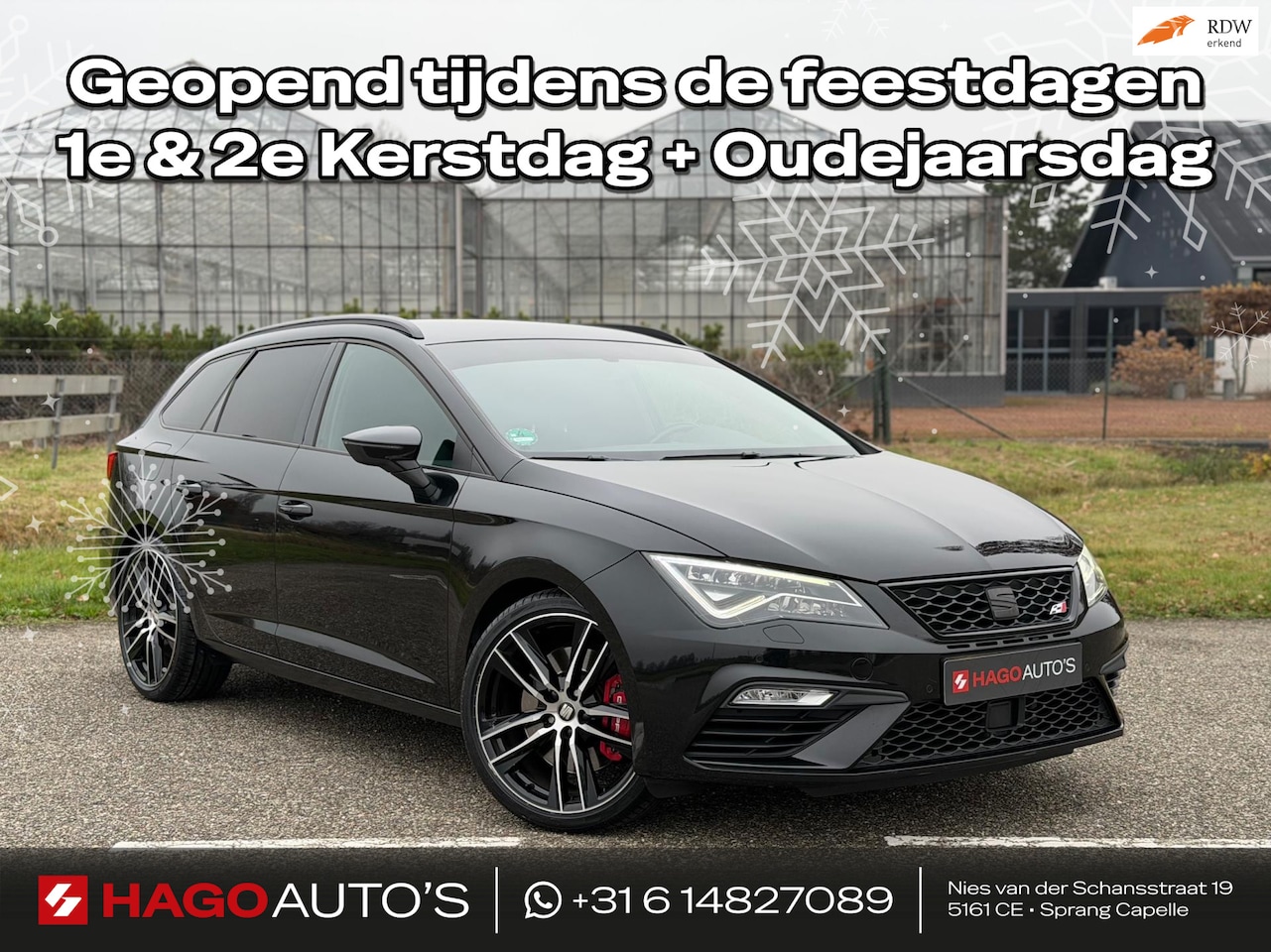 SEAT Leon ST - 2.0 TSI CUPRA 300 4DRIVE Navi | Sfeerv. | Carplay | Keyless | DCC | Camera | Bull-X Sportu - AutoWereld.nl