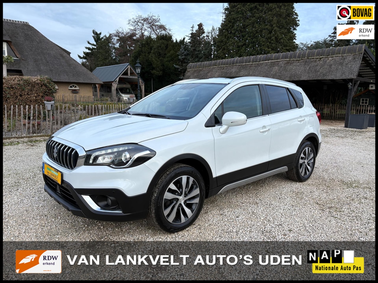 Suzuki S-Cross - 1.4 Boosterjet Style Hybrid LED, Leder, Apple Carplay - AutoWereld.nl
