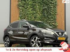 Nissan Qashqai - 1.3 DIG-T Tekna+PANO|TREKHAAK|LEDER|ACC|360|DEALER ONDERHOUDEN