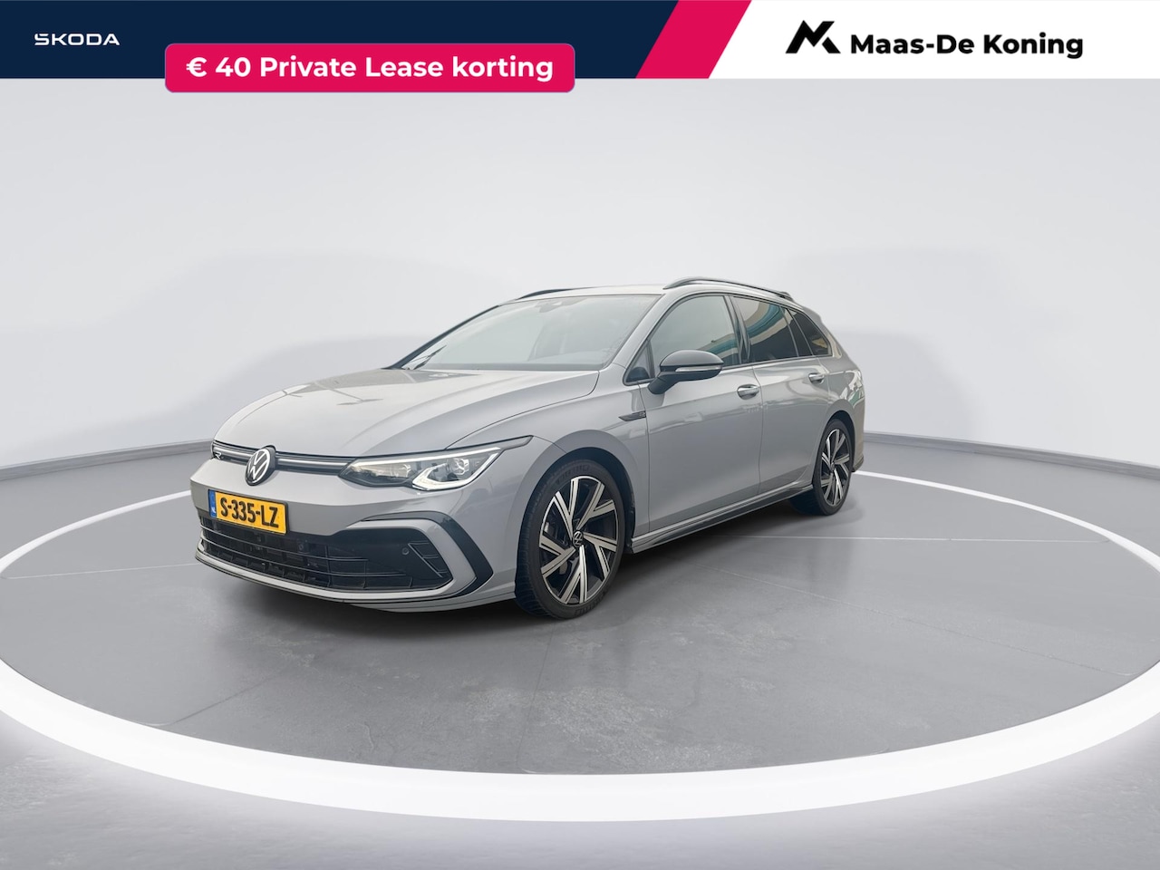 Volkswagen Golf Variant - 1.5 TSI 130pk R-Line ·Black Style ·  Apple/Android Car Play · Stoelverwarming · 18'' Velge - AutoWereld.nl