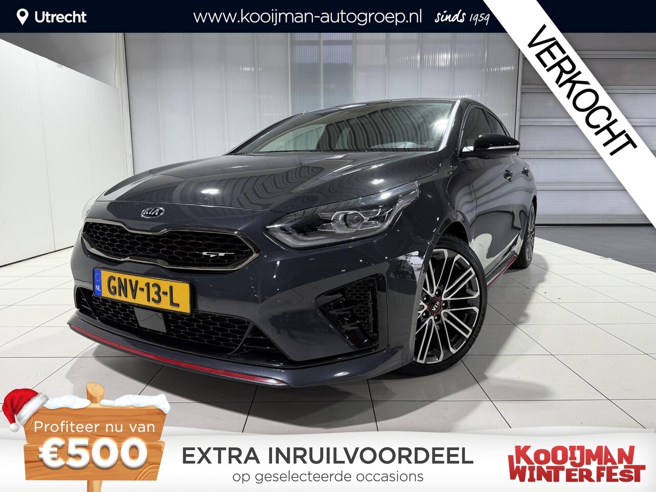 Kia Pro cee'd - 1.6 T-GDi GT 1.6 T-GDI GT 204 PK, Automaat, Schuif/kantel Dak, Stoel-stuurverwarming. - AutoWereld.nl