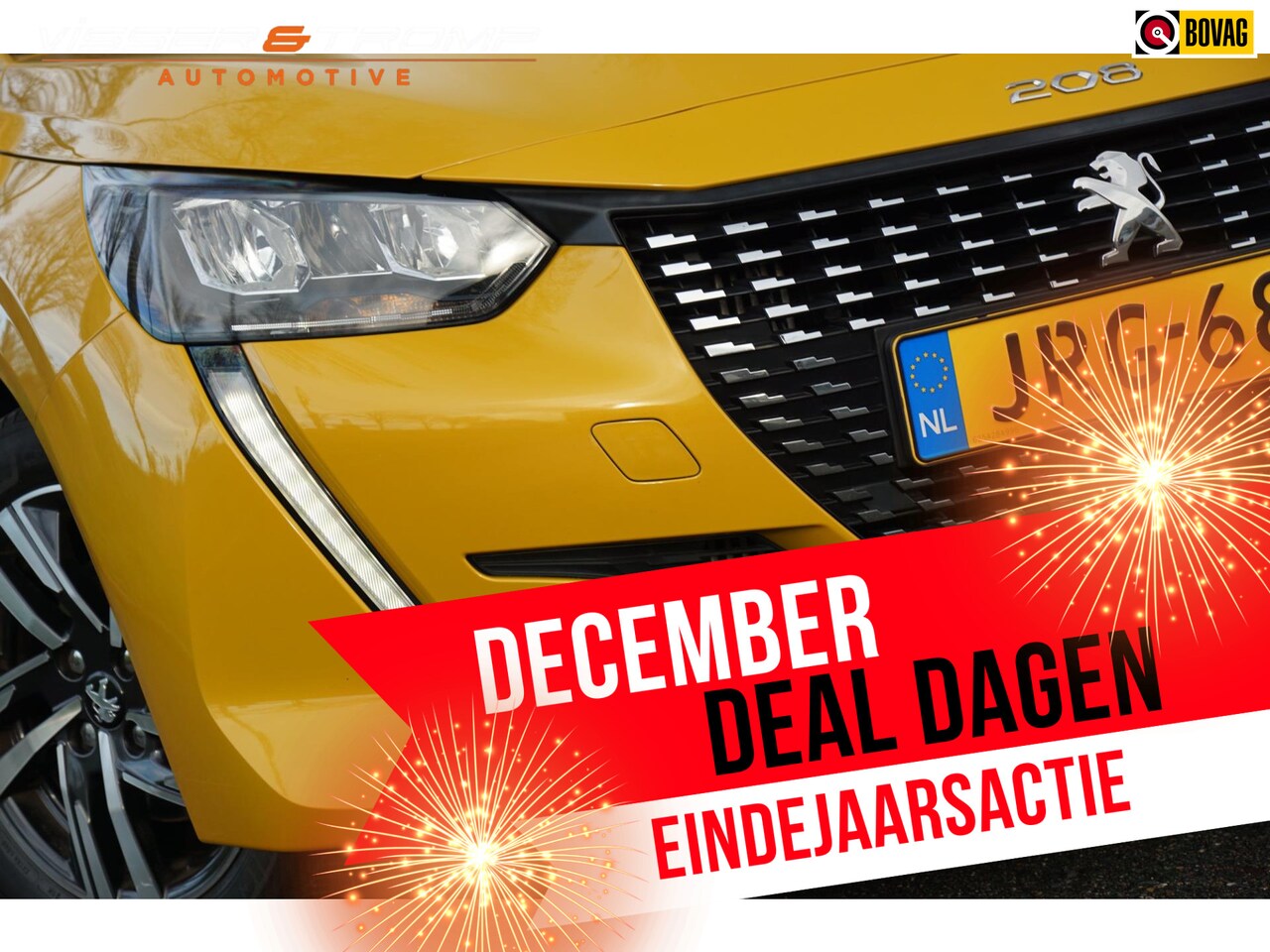 Peugeot 208 - 1.2 PureTech Allure - Jaune Faro - Carplay/Camera/Cruise - AutoWereld.nl