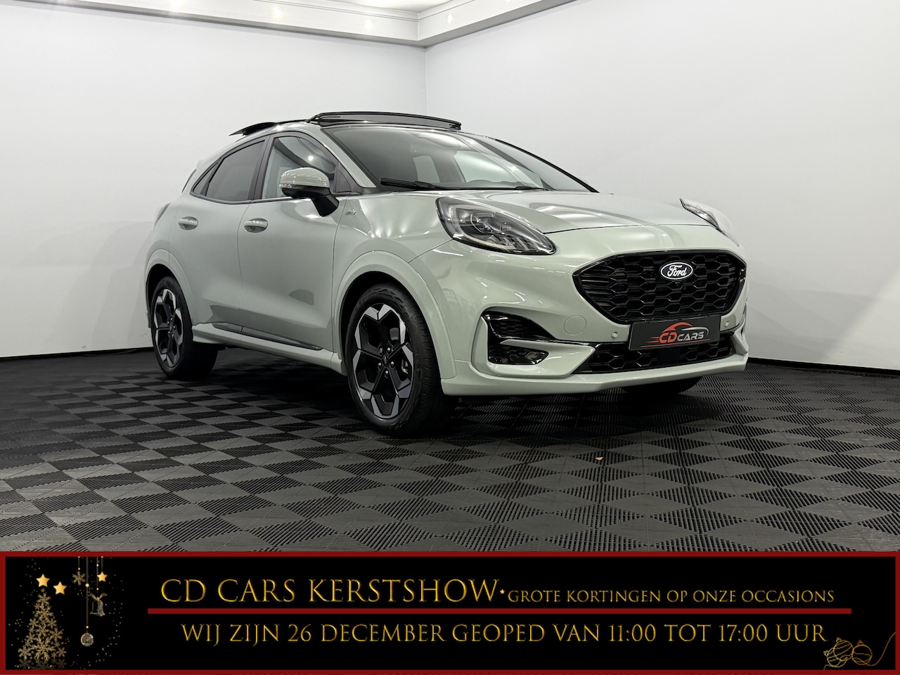 Ford Puma - 1.0 EcoBoost Hybrid ST-Line X Pano, Half leder, Camera, Winterpakket, Elektrische achterkl - AutoWereld.nl