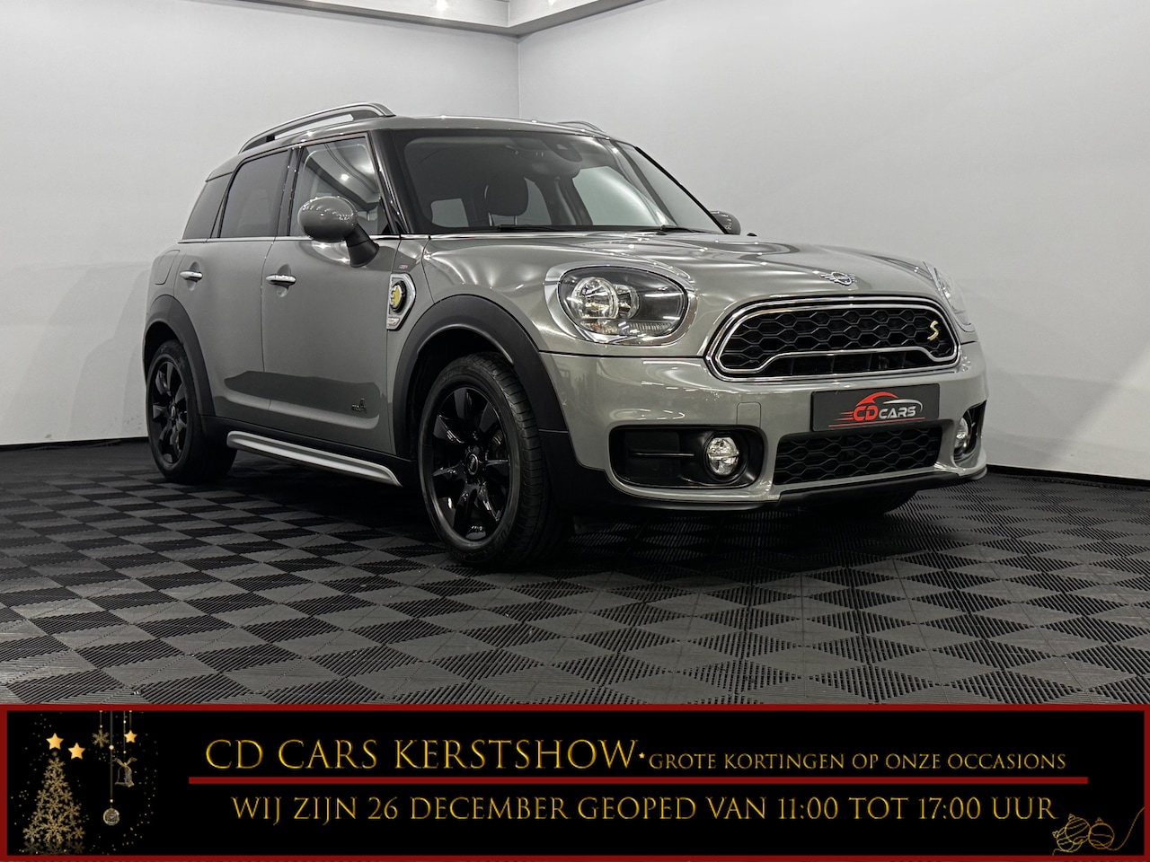 MINI Countryman - Mini 2.0 Cooper S E ALL4 Pepper Half leder, Navi, Parkeersensoren, Cruise control, Stoelve - AutoWereld.nl
