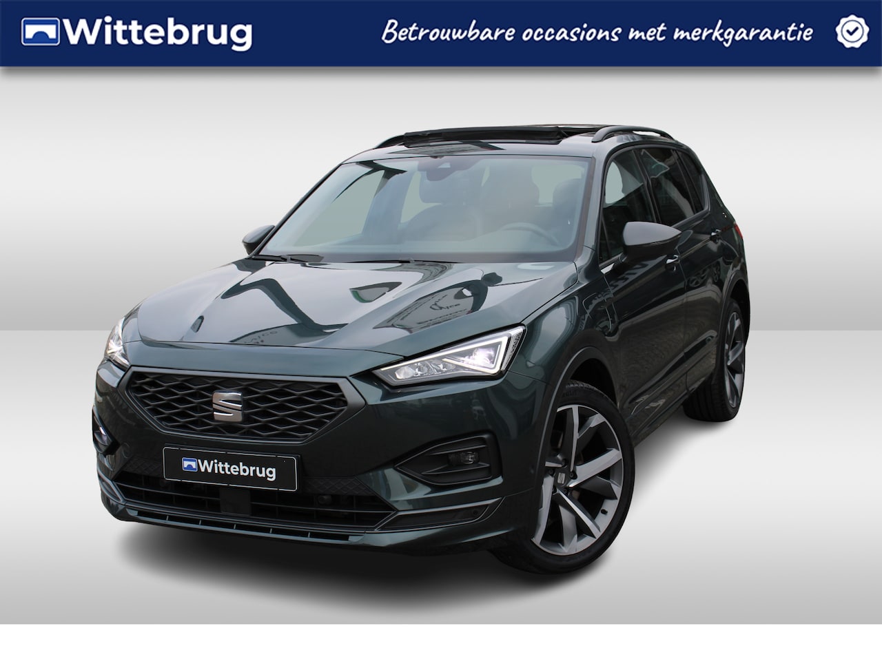 SEAT Tarraco - 1.4 TSI e-Hybrid 245pk PHEV FR DSG Automaat / Panoramadak / Leder zwart / Navigatie / LED - AutoWereld.nl