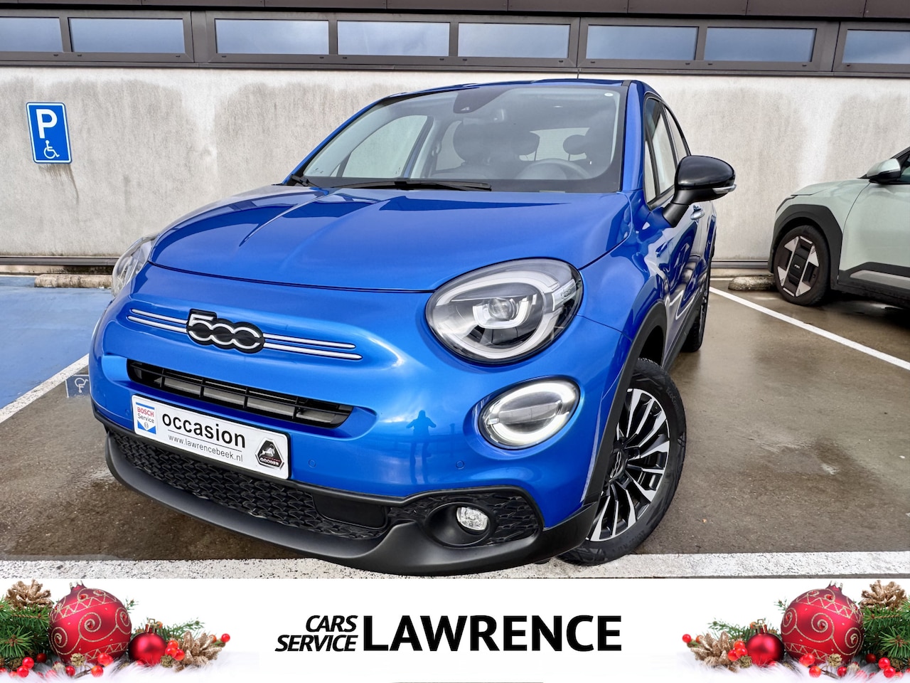 Fiat 500 X - 1.5 Hybrid Sport | Hydro Blue Met. | Bleu-Tooth | DAB | Apple/Android | - AutoWereld.nl