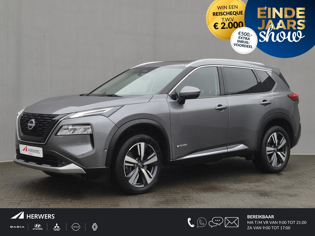 Nissan X-Trail - 1.5 e-4orce Tekna Plus 4WD 7p. Automaat / 7 Persoons / Allseason banden / Panoramadak / HU - AutoWereld.nl