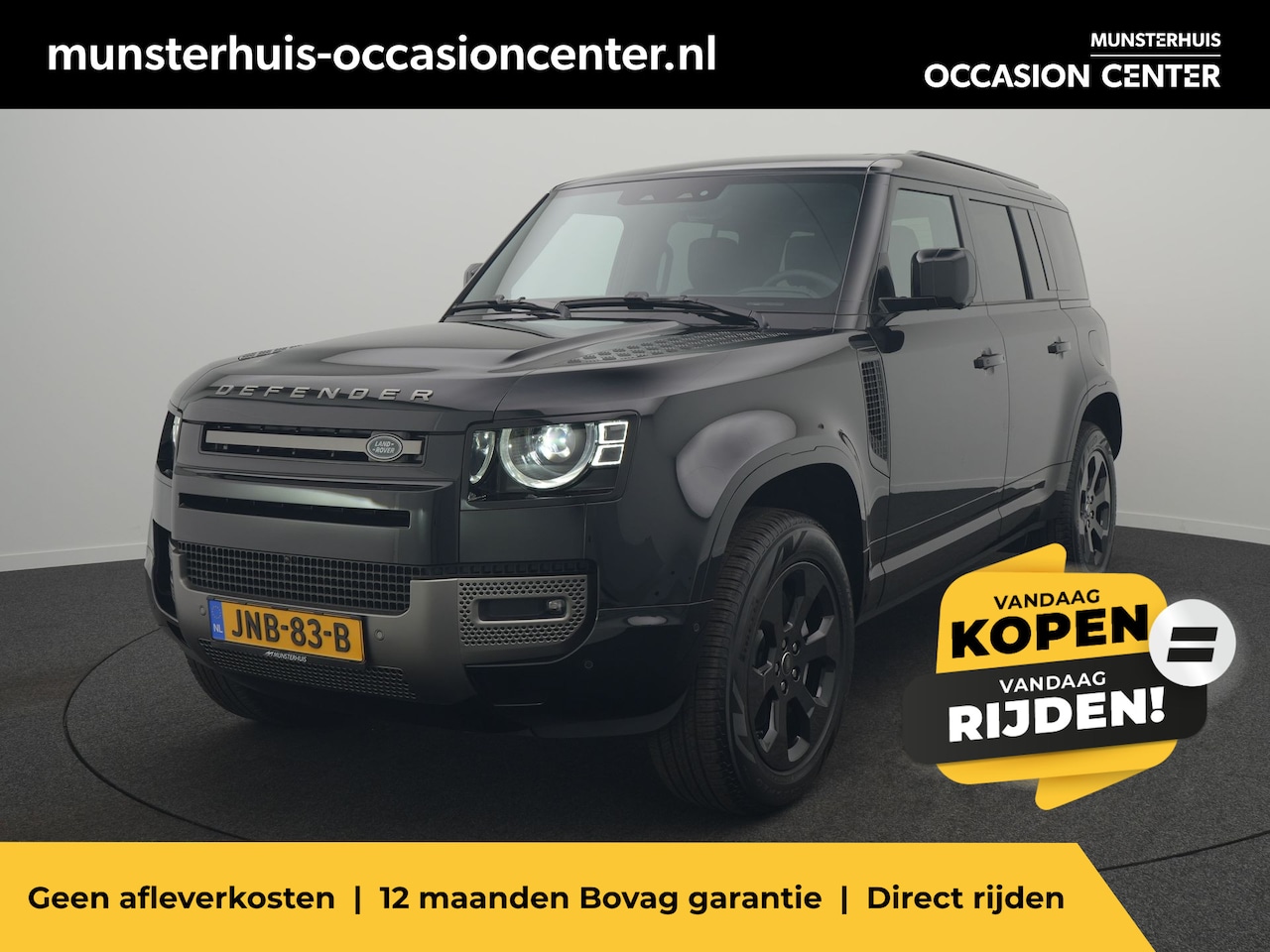 Land Rover Defender 110 - 2.0 P300e 110 X-Dynamic SE - RIJKLAARPRIJS - Plug-in Hybrid - All Seasonbanden - Elektrisc - AutoWereld.nl