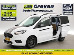 Ford Transit Courier - 1.5 TDCI Sport 100PK 6-bak | 2xSchuifdeur | Airco | Camera | Carplay | Striping | Stoelver
