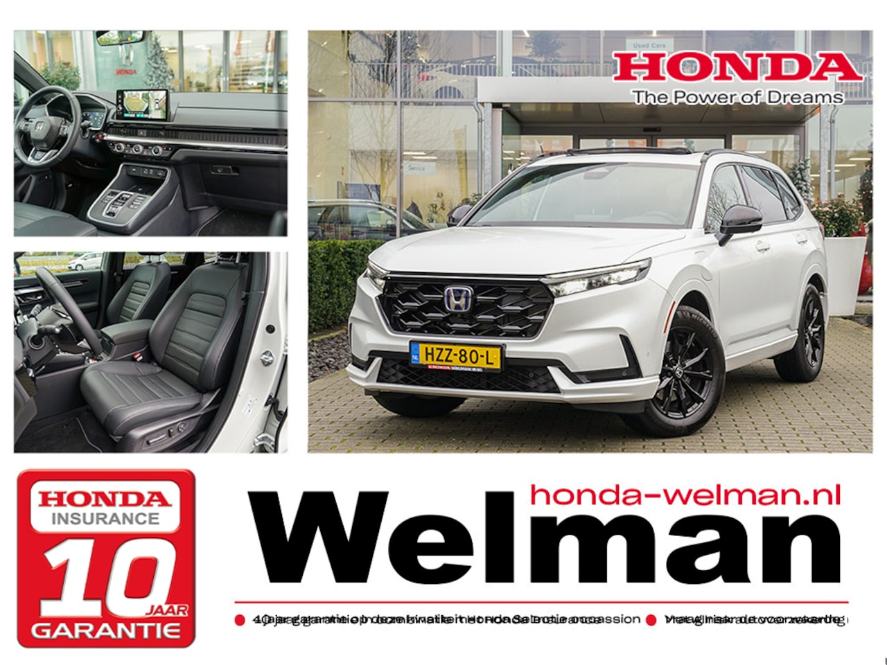 Honda CR-V - 2.0i e:PHEV ADVANCE TECH - TREKHAAK - ZWARTE DETAILS - SPATLAPPEN IN KLEUR - AutoWereld.nl