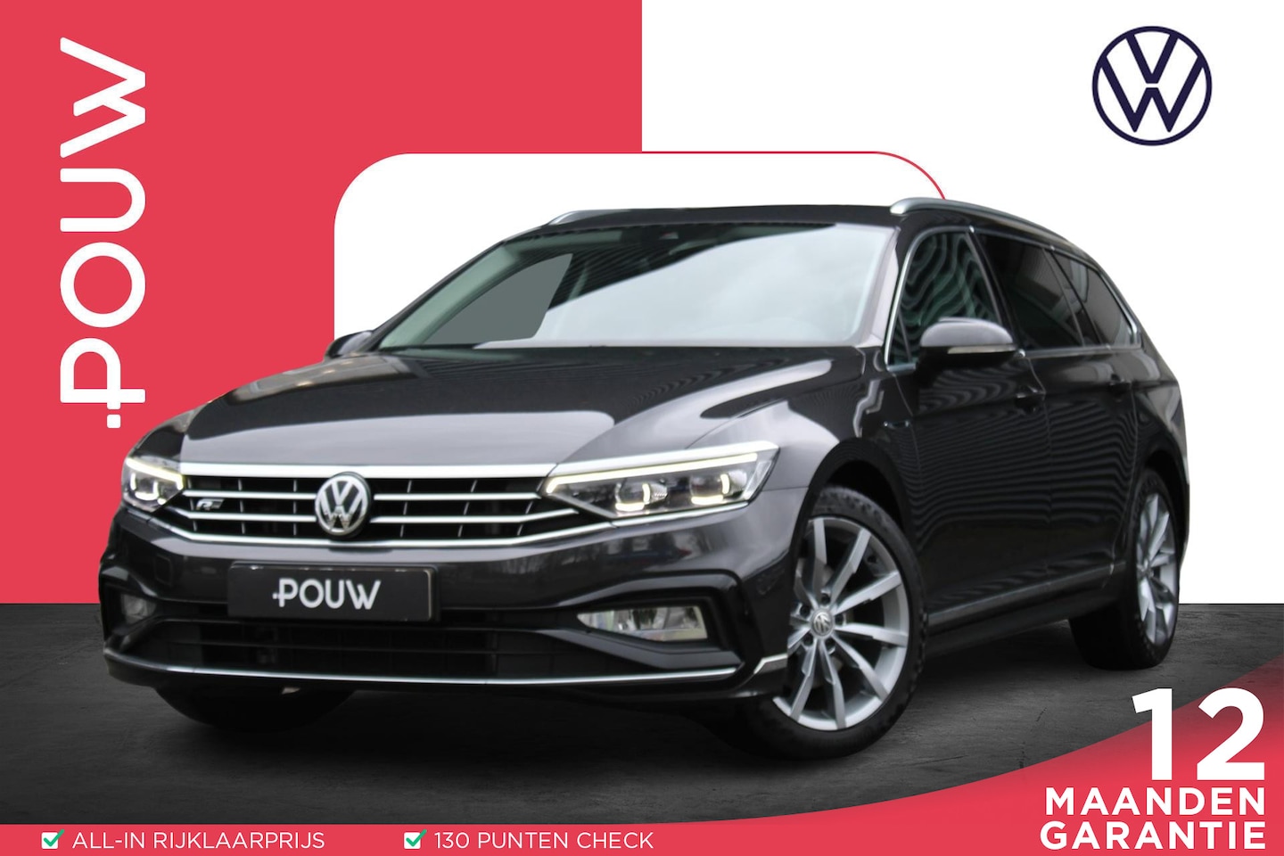 Volkswagen Passat Variant - 1.5 TSI 150pk DSG Elegance Business R | 18 inch Monterey | Leer Alcantara | Camera achter - AutoWereld.nl