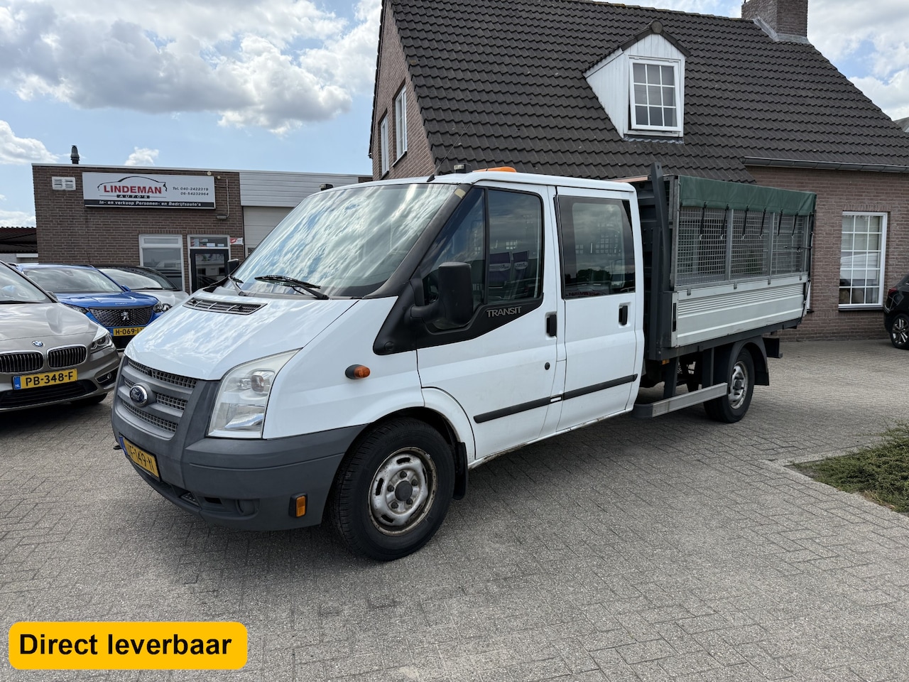 Ford Transit - 330L 2.2 TDCI PICK UP DC AIRCO 6-Pers. APK 10-2026 - AutoWereld.nl