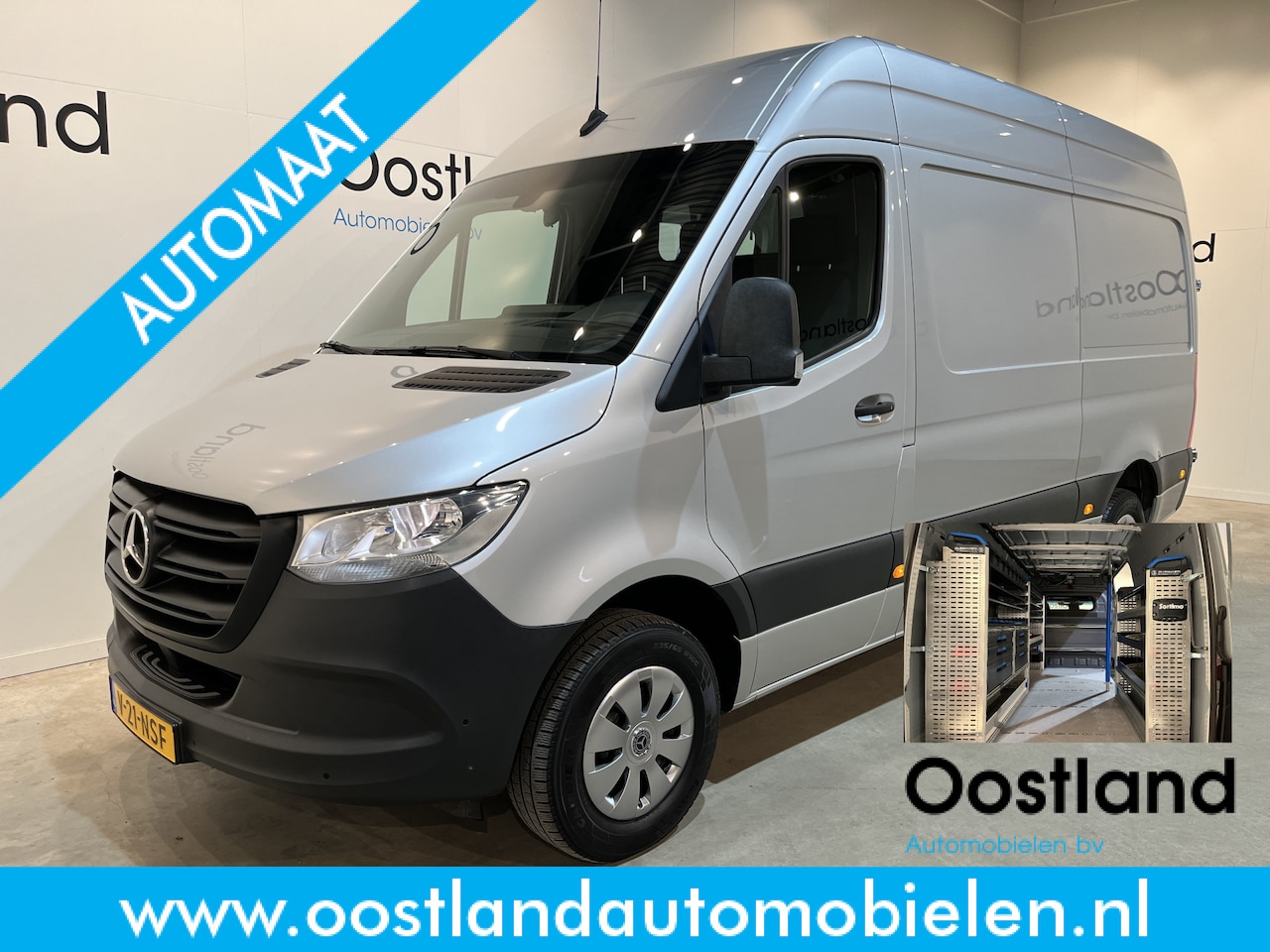 Mercedes-Benz Sprinter - 317 CDI L2H2 RWD Automaat / Servicebus / Sortimo Inrichting / Euro 6 / Airco / Camera / Li - AutoWereld.nl