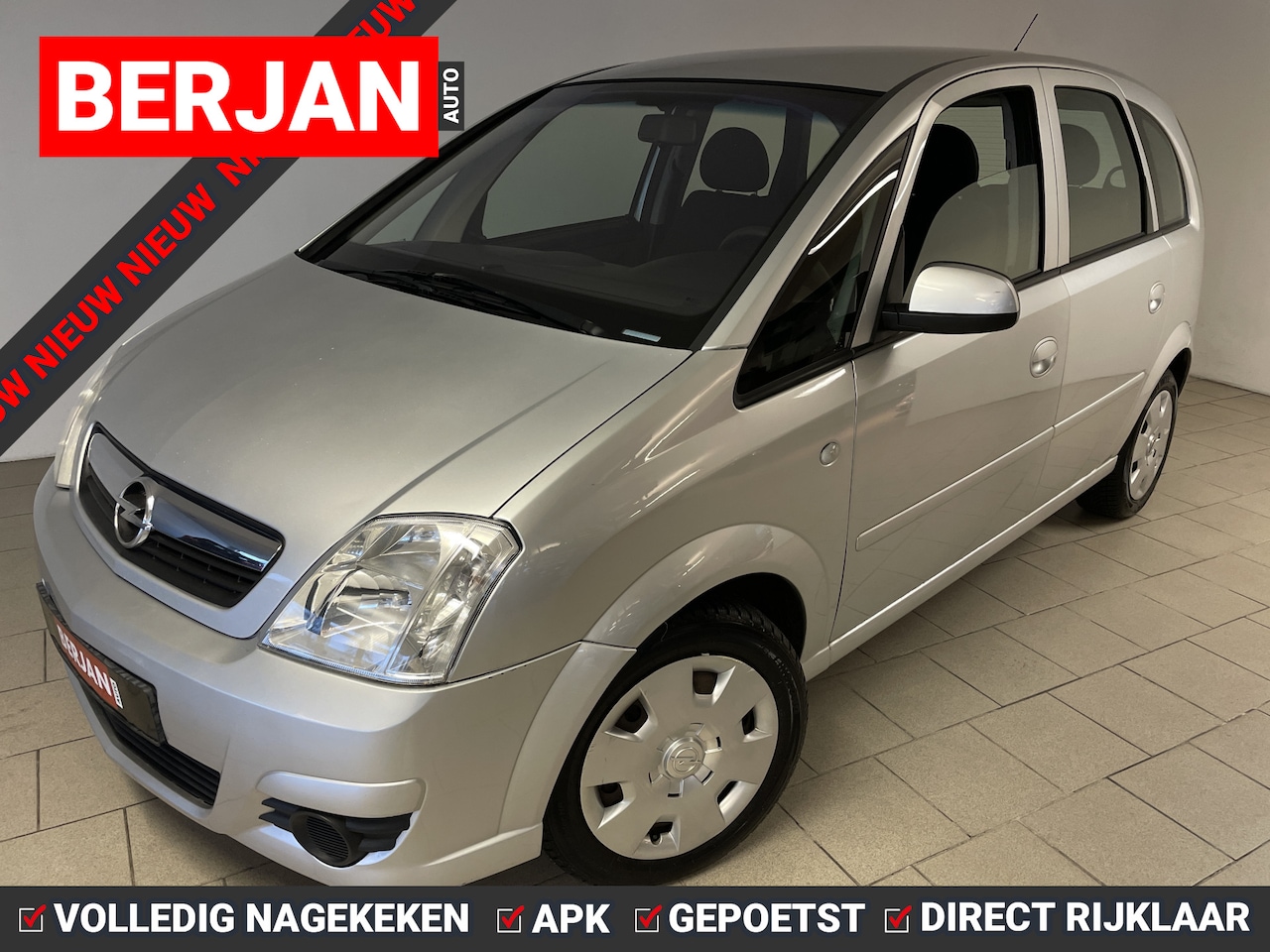 Opel Meriva - 1.6-16V Enjoy AIRCO CLIMA TREKHAAK METALLIC LAK NIEUWE APK NETTE AUTO INRUIL MOGELIJK - AutoWereld.nl