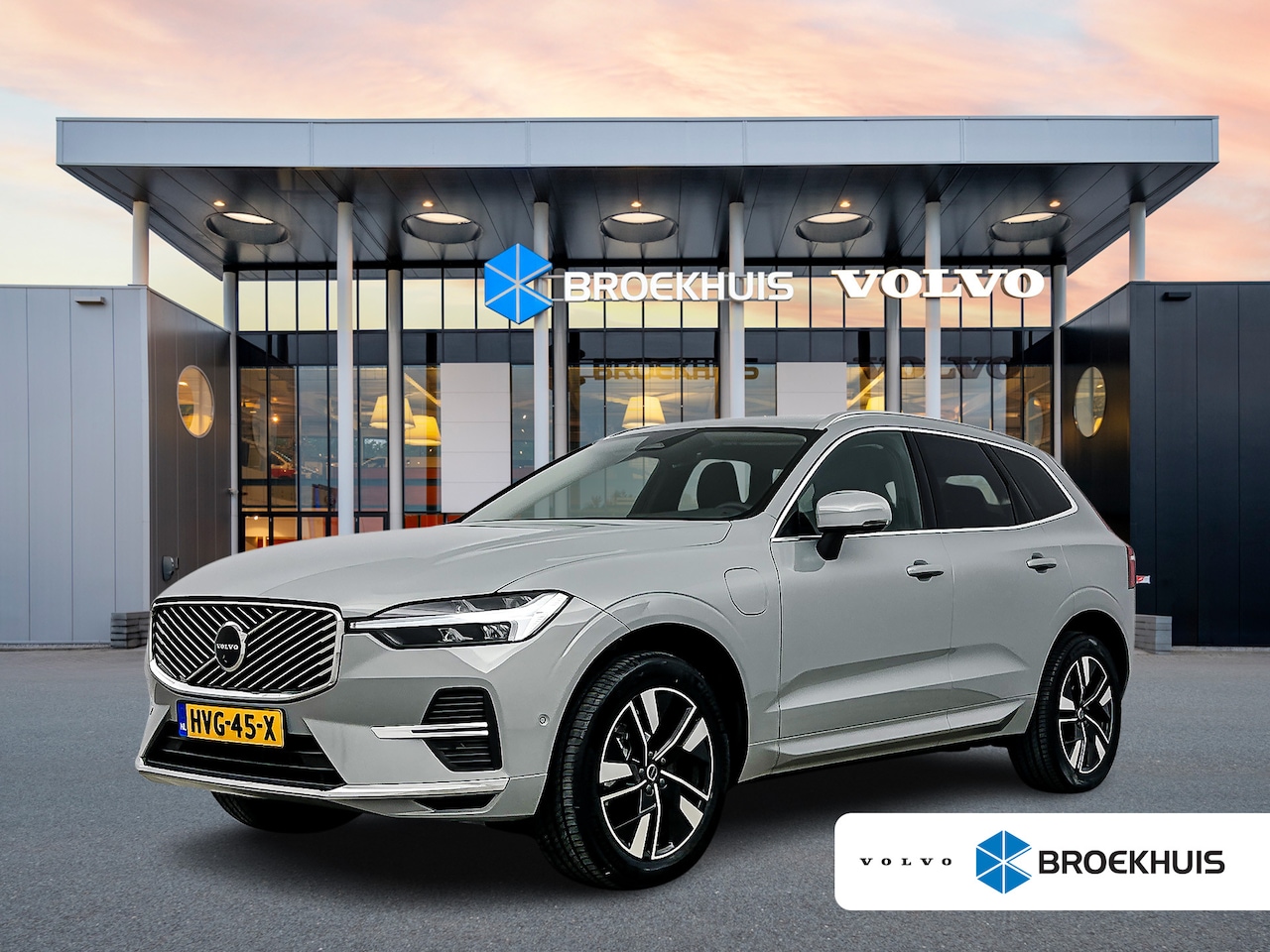 Volvo XC60 - T6 Recharge Plus Bright | 19" | 360 Camera | Trekhaak | Elektr. verst. Stoelen | Adaptieve - AutoWereld.nl