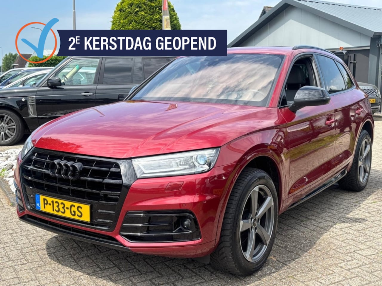 Audi Q5 - 2.0 TFSI Benzine 2018 S-Line Rood Nieuw Model - AutoWereld.nl