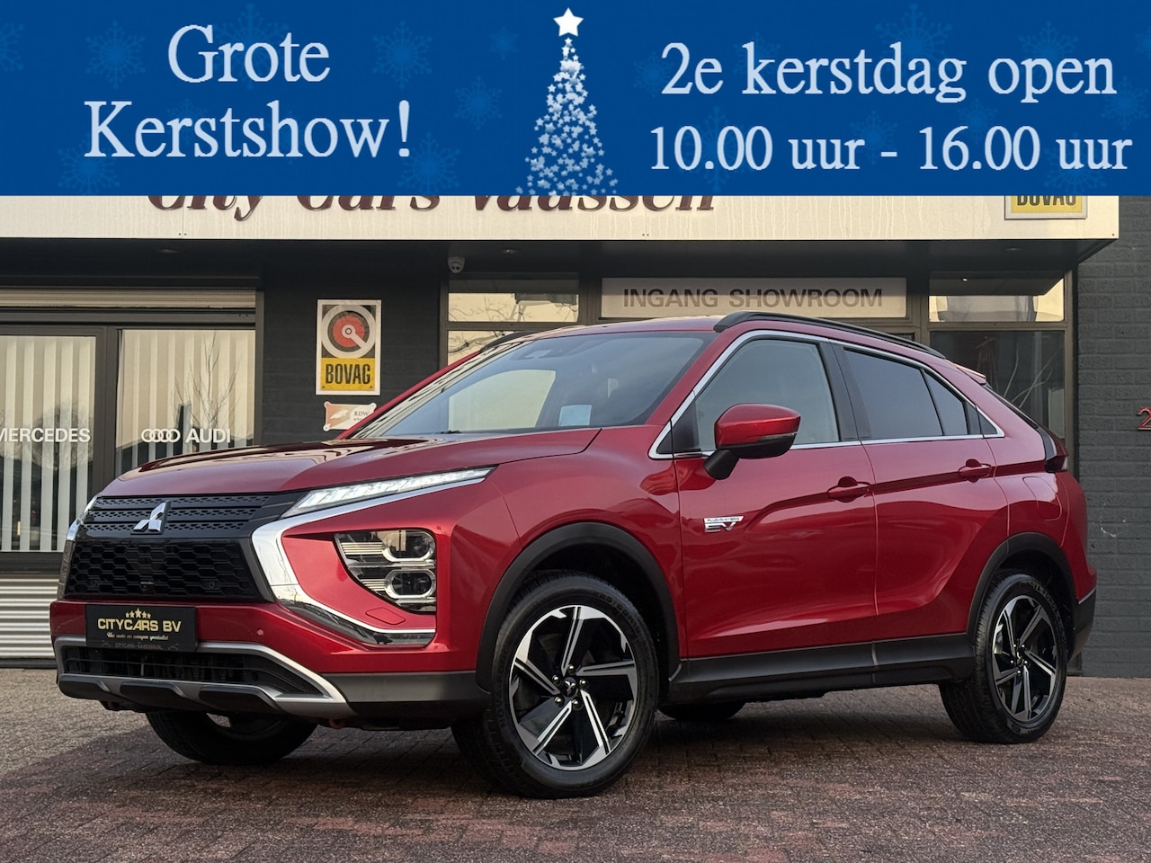 Mitsubishi Eclipse Cross - 2.4 PHEV Instyle automaat plug in hybrid apple carplay climate ctr cruise ctr afn trekhaak - AutoWereld.nl