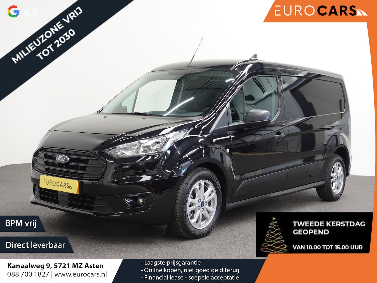 Ford Transit Connect - 1.5 L2 Trend Automaat Navi Airco Parkeersenoren Cruise Control Camera - AutoWereld.nl