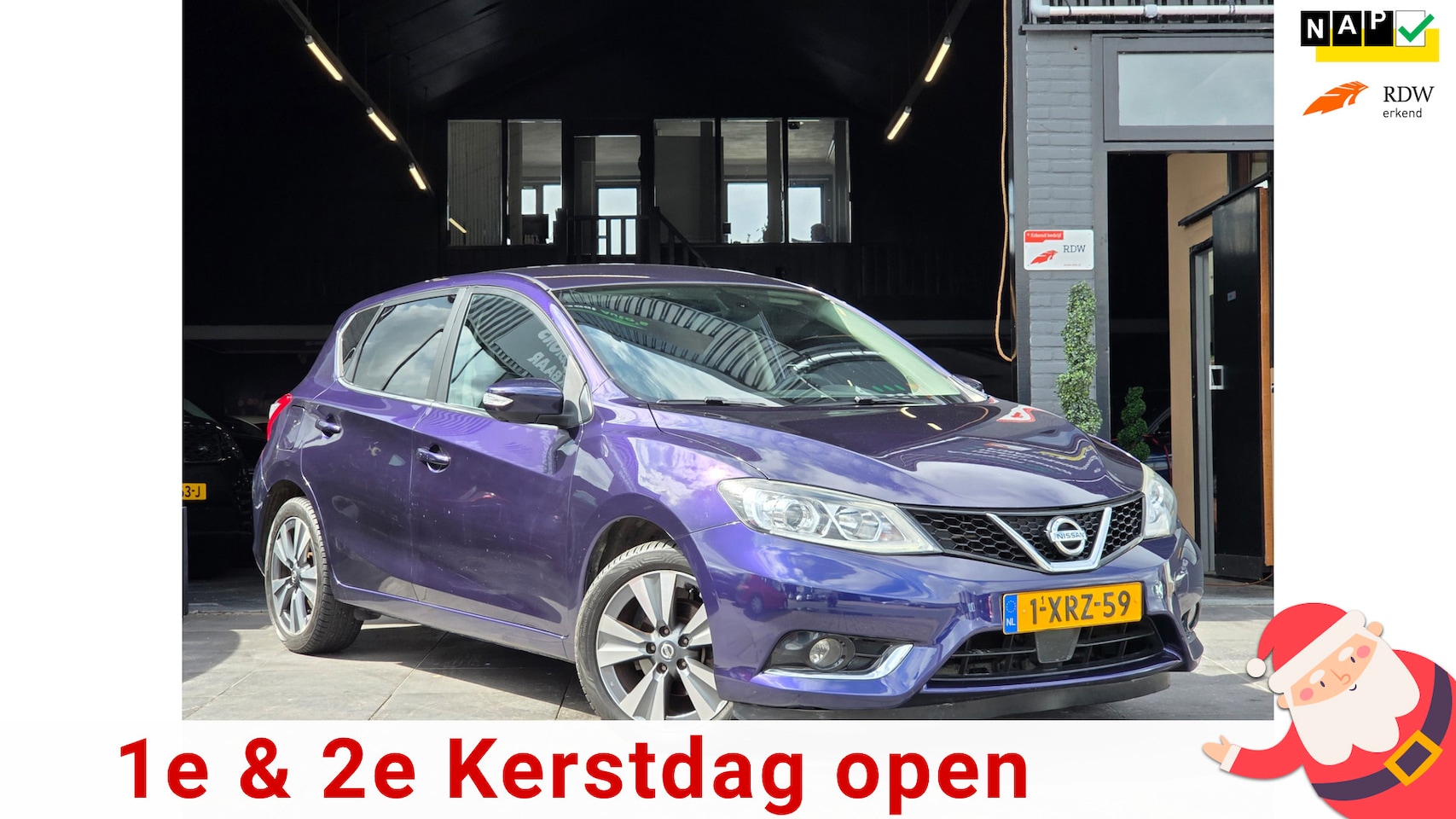 Nissan Pulsar - 1.2 DIG-T Tekna|Airco|Navi|Leer|Camera|NAP|APK - AutoWereld.nl