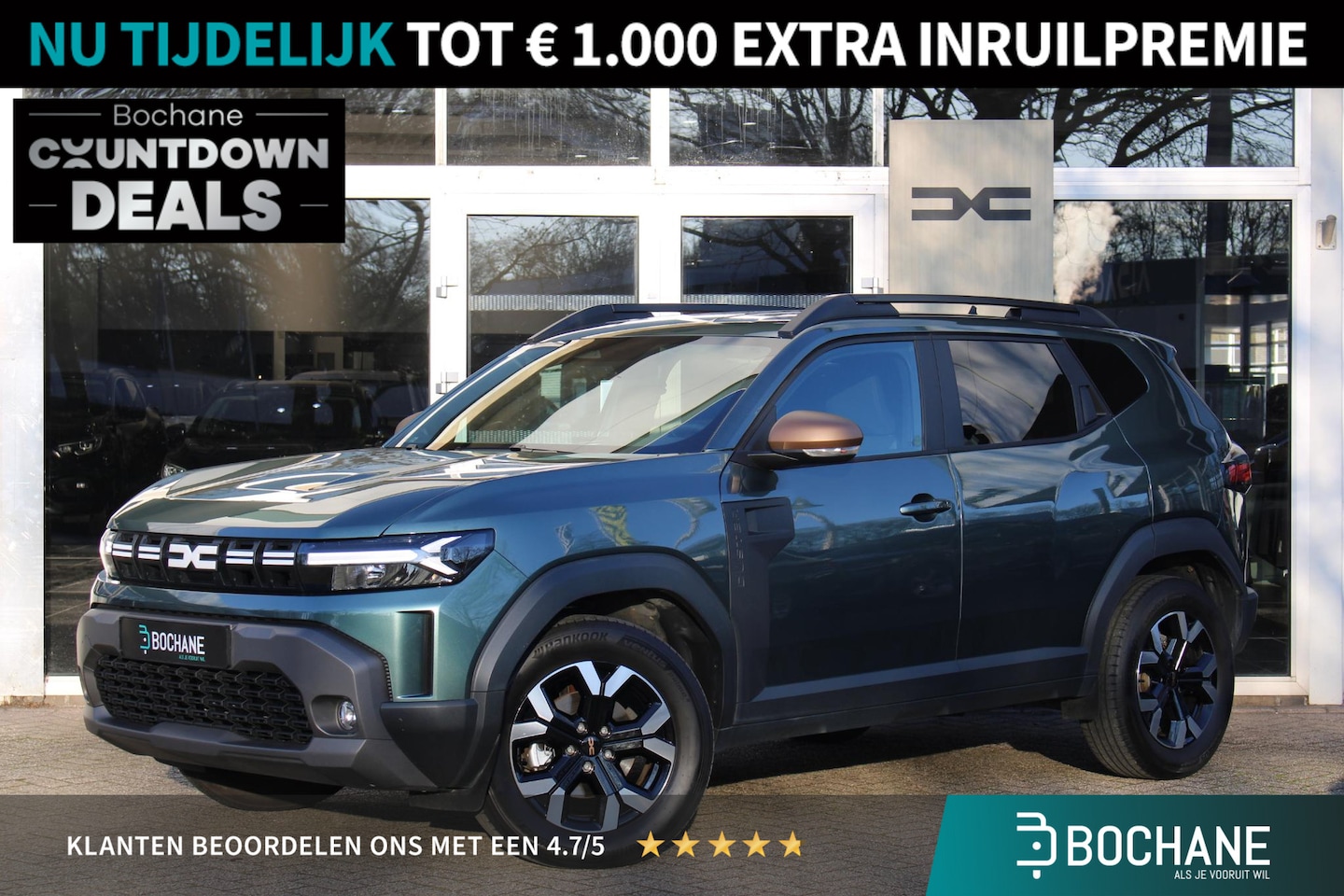 Dacia Duster - 1.6 Hybrid 140 Extreme | Navigatie Pakket | Achteruitrij camera | Climate control - AutoWereld.nl