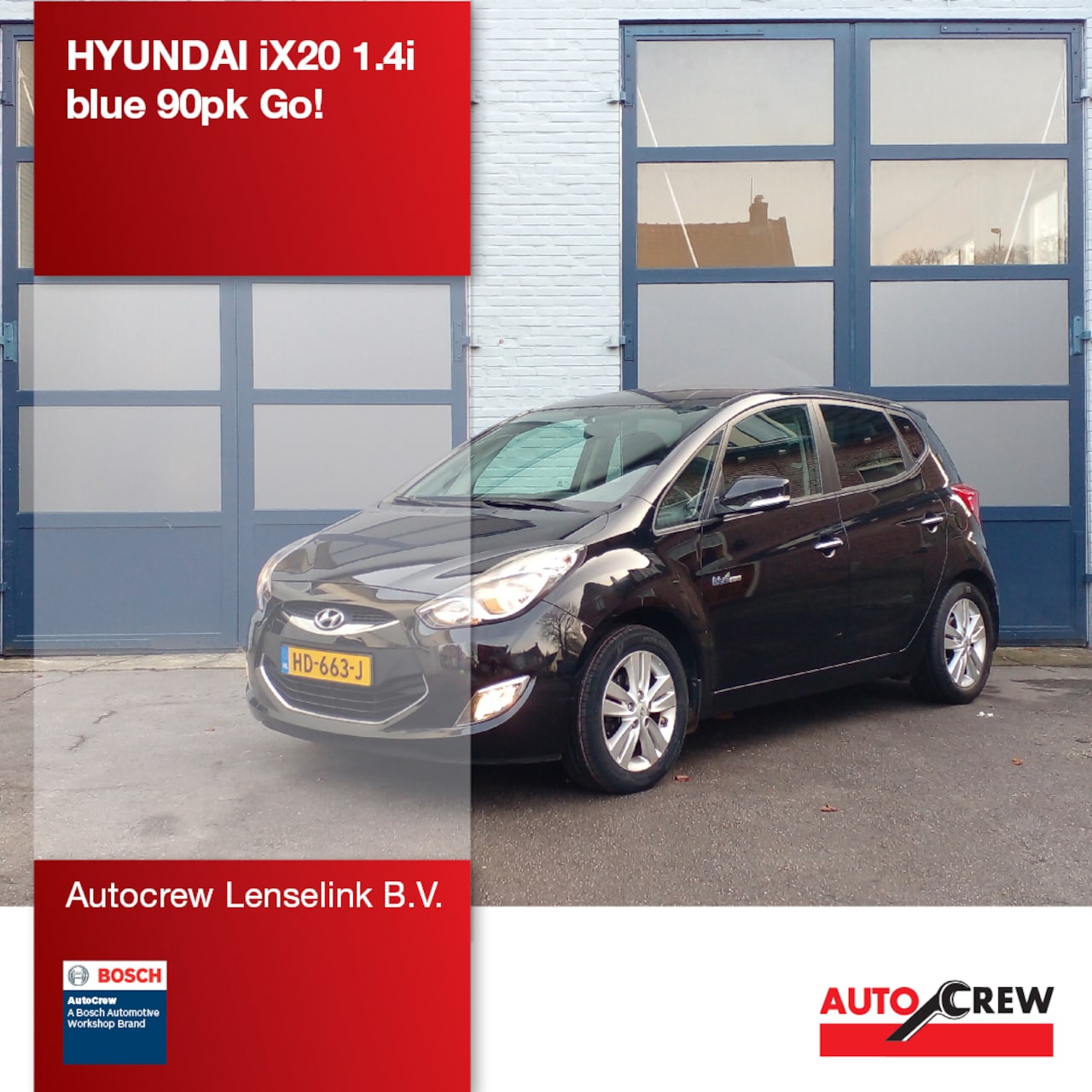 Hyundai ix20 - 1.4i blue 90pk Go! | Origineel NL | - AutoWereld.nl
