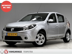 Dacia Sandero - 1.2 Blackline/ Trekhaak/ 15'' LMV/ Airco/ C.V. Afstand/ Elek. pakket/ Isofix/ Radio-CD AUX