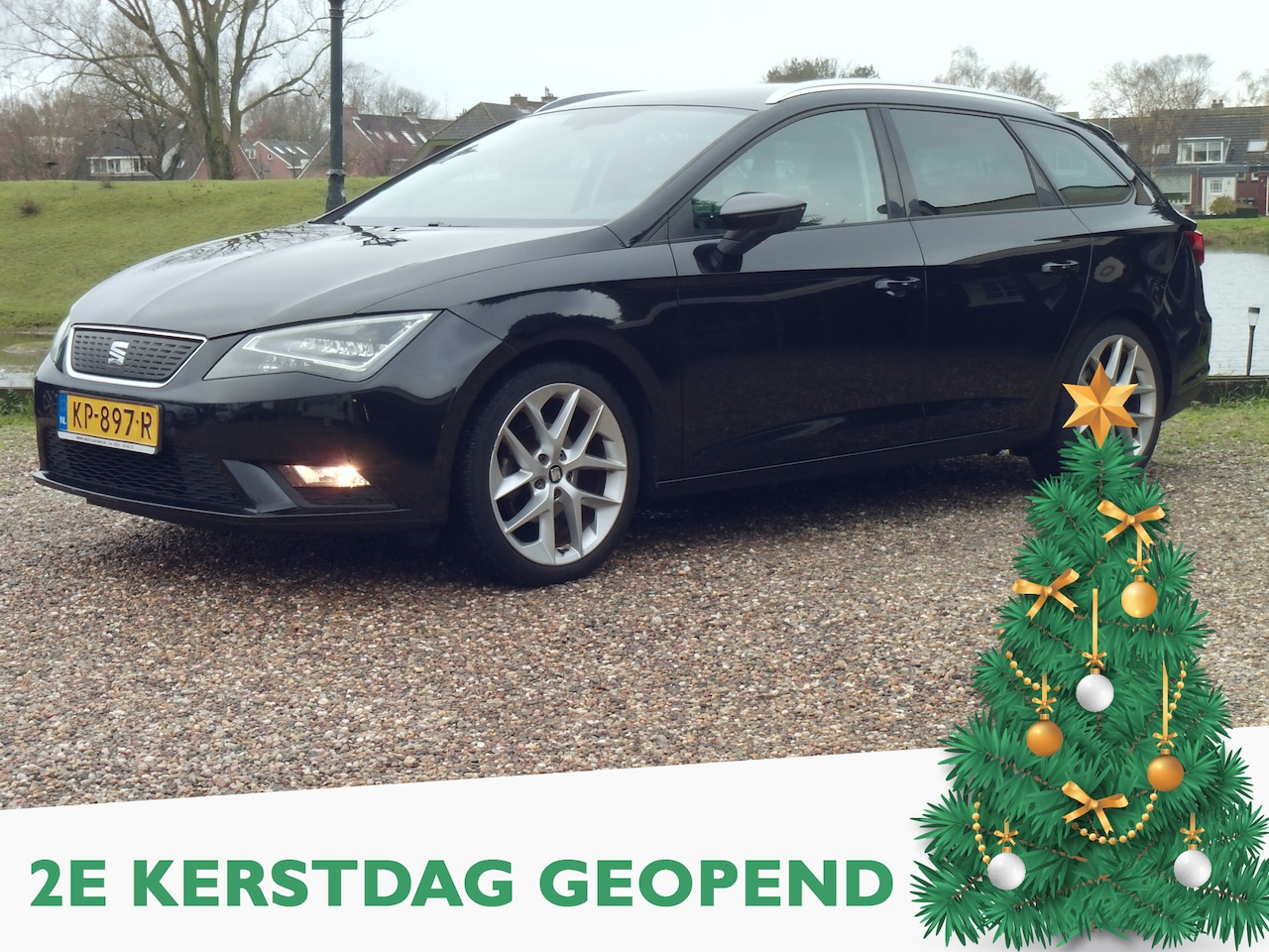 SEAT Leon ST - 1.0 EcoTSI Style Connect - Airco - Navigatie - 6 Bak - Leer - AutoWereld.nl