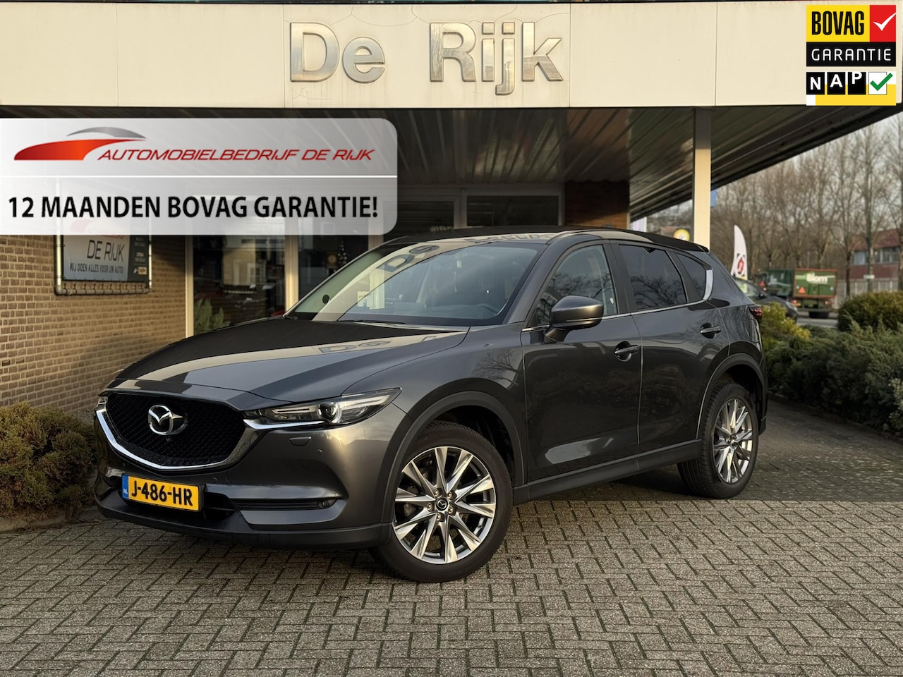Mazda CX-5 - 2.0 SkyActiv-G 165 St. Sel. | Leder, Navi, 360 Camera, El. A.Klep, Memory, Carplay/Android - AutoWereld.nl