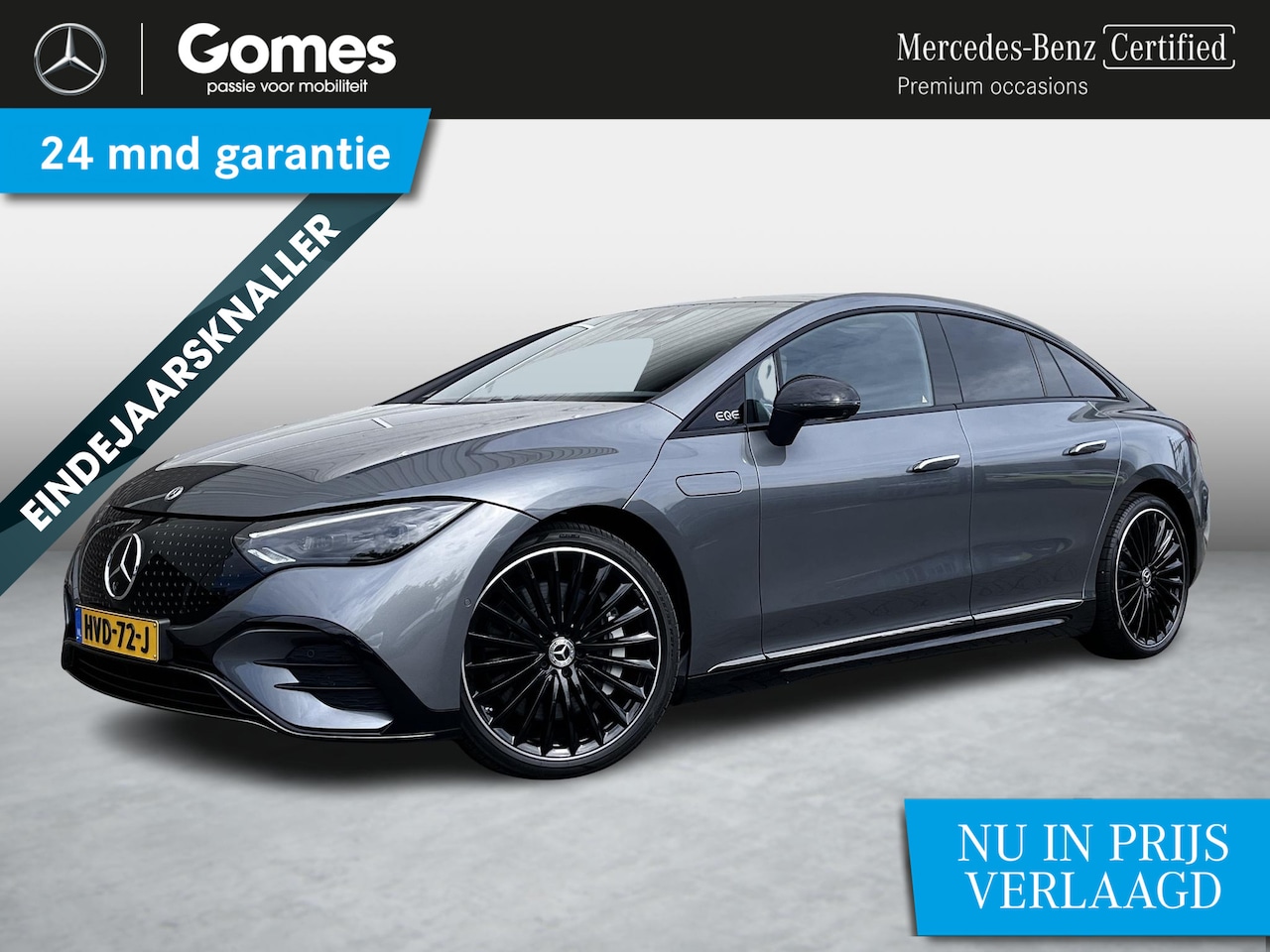 Mercedes-Benz EQE - 350 AMG Line | Night Pakket | Panoramadak | Rijassistentiepakket Plus | AIRMATIC Luchtveri - AutoWereld.nl