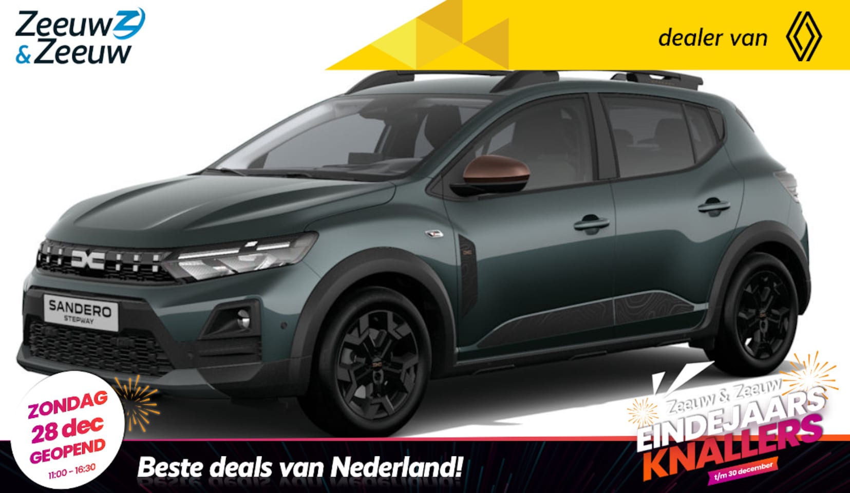 Dacia Sandero Stepway - TCe 110 limited edition Verschillende kleuren uit voorraad leverbaar | Nu met 7 jaar garan - AutoWereld.nl