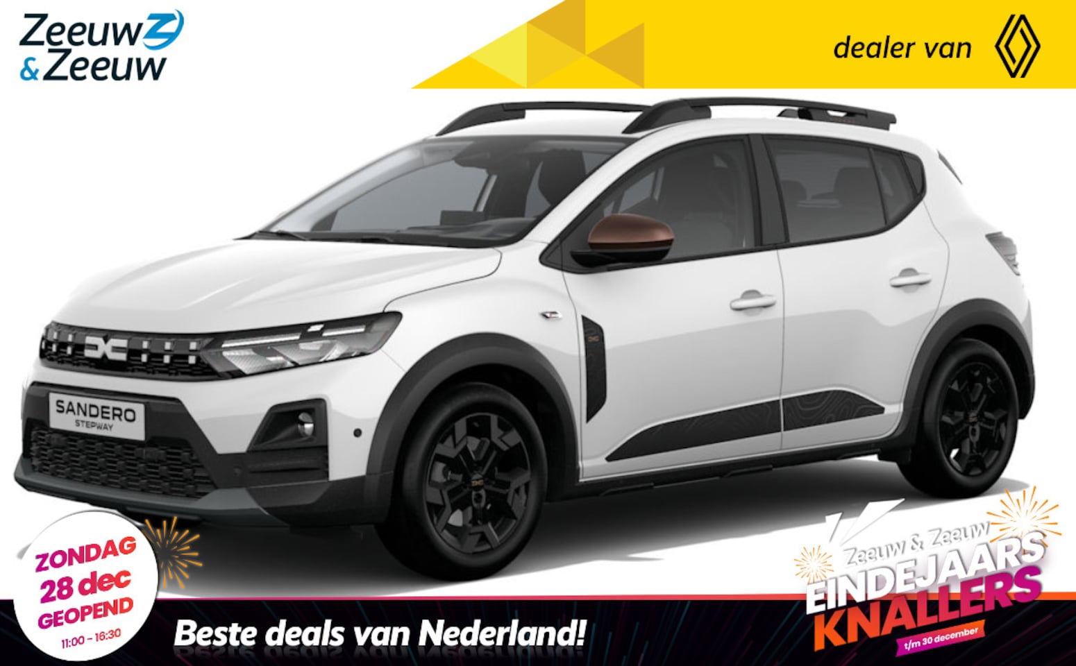 Dacia Sandero Stepway - Eco-G 120 extreme Vanaf nu te bestellen | leverbaar vanaf maart 2026 | profiteer nu van 7 - AutoWereld.nl