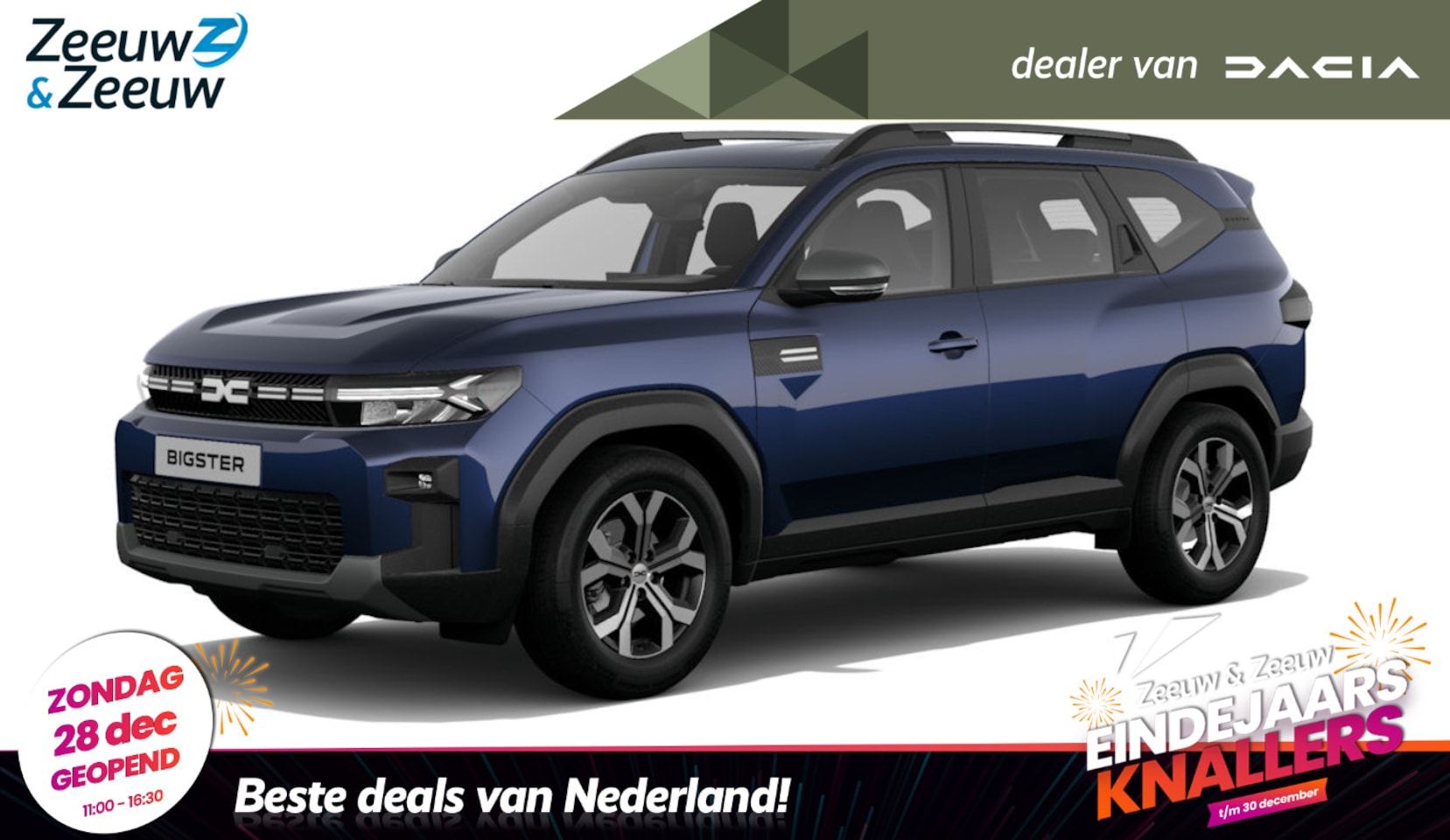 Dacia Bigster - 1.2 Mild Hybrid 140 Expression | NU met € 2700,- Zeeuw en Zeeuw voorraadkorting | met 7 ja - AutoWereld.nl