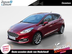 Ford Fiesta - 1.0 EcoBoost Hybrid Vignale | LEDER | NAVI | STOEL/STUUR VERWARMING | TREKHAAK | 1 JAAR GA
