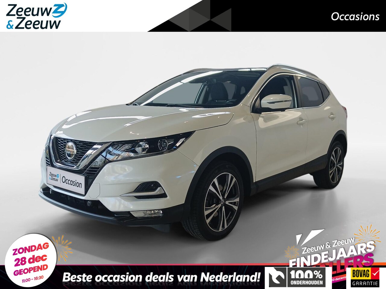 Nissan Qashqai - 1.3 DIG-T N-Connecta *Automaat*Navi+Camera*Climate*Parc Assist*LM.Velgen*Trekhaak*1500kg t - AutoWereld.nl