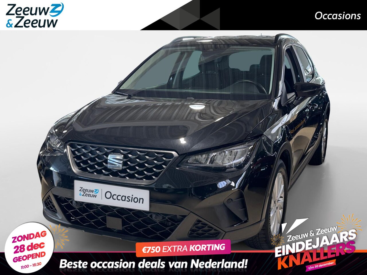 SEAT Arona - 1.0 TSI Style Business Intense *Navi+Camera*Climate Control*Carplay*Stoelverwarming*Parkee - AutoWereld.nl