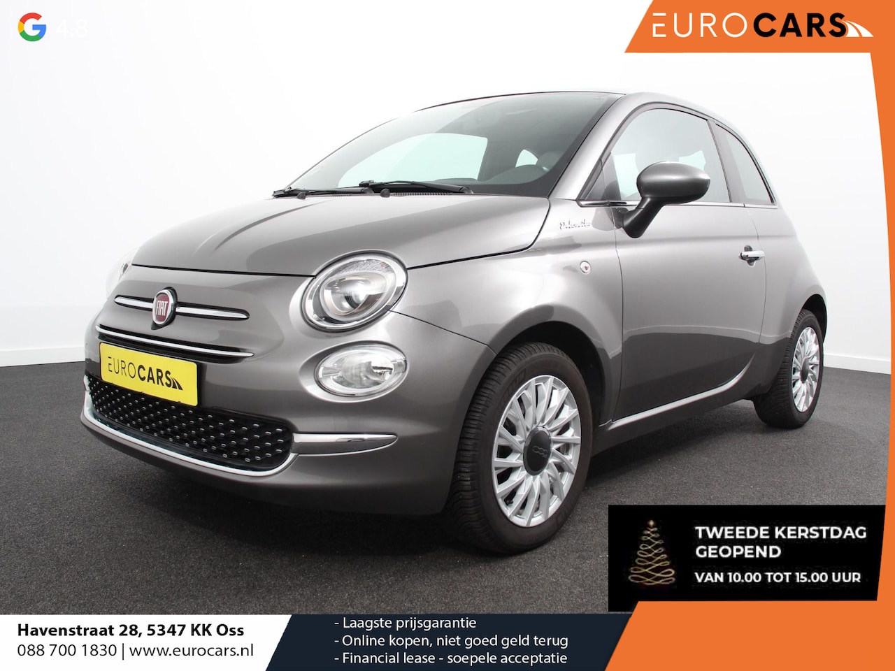 Fiat 500 - 1.0 Hybrid Dolcevita | Climate control | Cruise control | Panorama dak | Parkeersensor ach - AutoWereld.nl