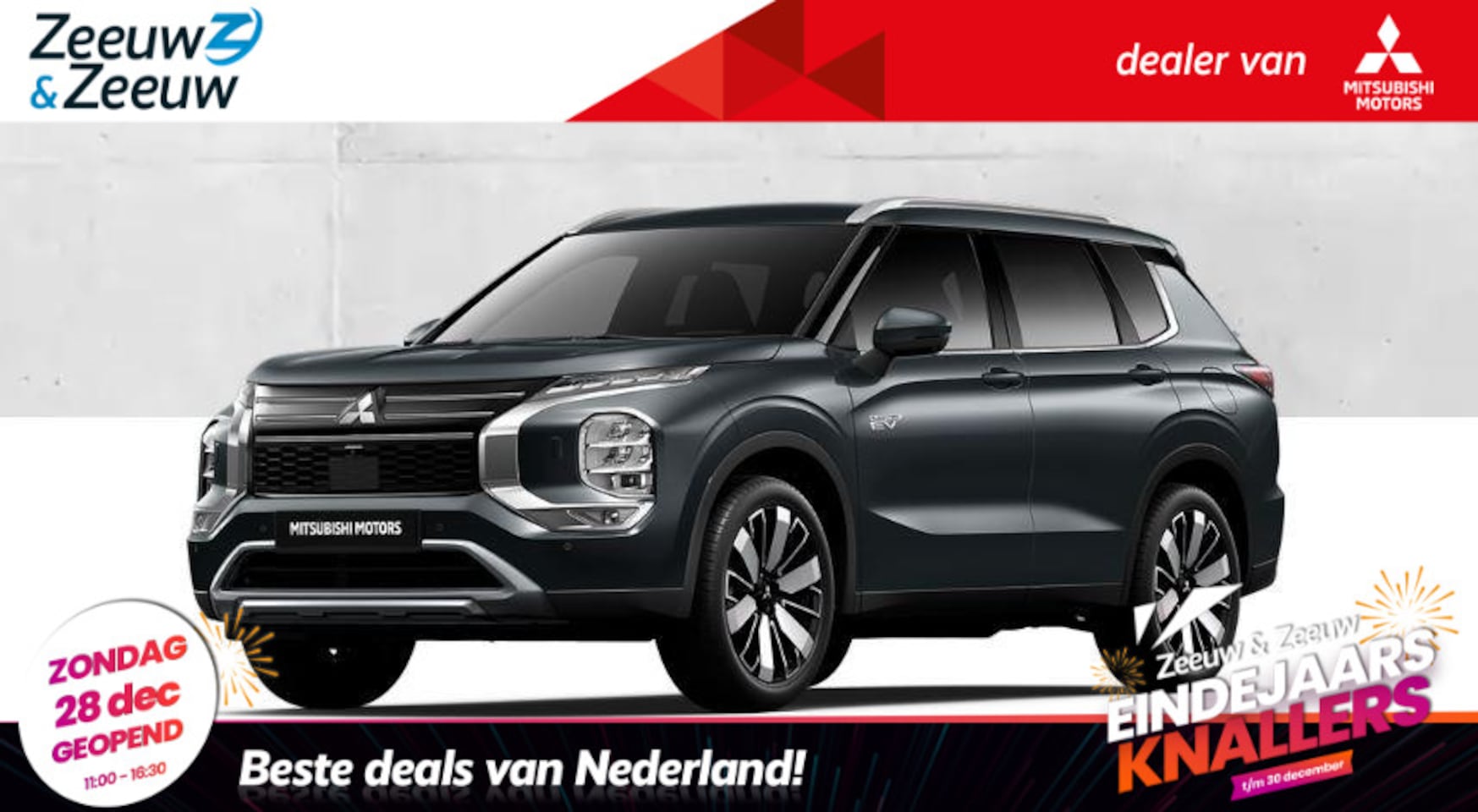 Mitsubishi Outlander - 2.4 PHEV First Edition € 6.000 + € 500 euro Accessoire cheque |  8 jaar garantie |Snel lev - AutoWereld.nl