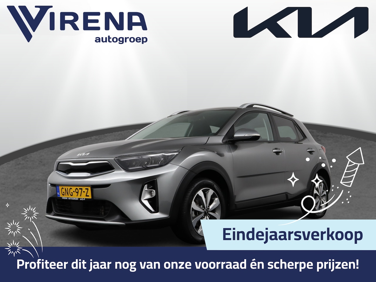 Kia Stonic - 1.0 T-GDi MHEV DynamicPlusLine Apple Carplay/Android Auto - Cruise Control - Climate Contr - AutoWereld.nl